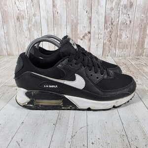 Nike Air Max 90 Black White DH8010-002 Womens Running Shoes Size 8